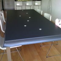 table acier inox sur mesure